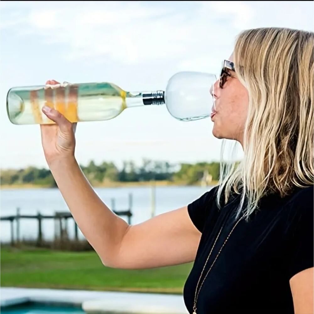 Drink Straight From The Bottle Wine Glass